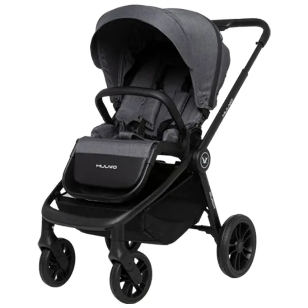 Детская коляска Muuvo Quick 2023 Графит photo 2 Детская коляска Muuvo Quick 2023 Графит photo 2
