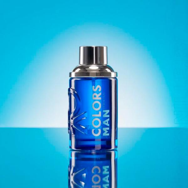 Parfum pentru bărbați Benetton Colors Man Blue Apă de toaletă / Lemnos photo 5