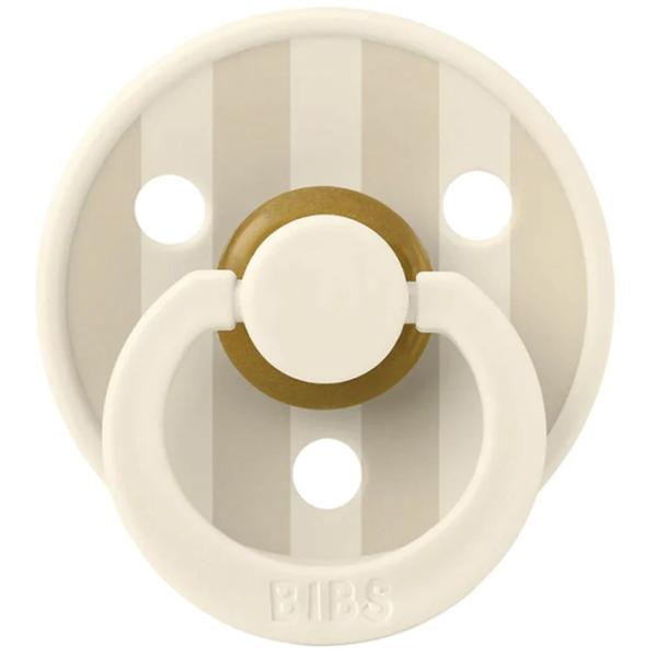 Соска круглая Bibs Studio Colour 12015104 Для девочек/ 6 месяцев - 18 месяцев/ Латекс/ Слоновая кость photo 4