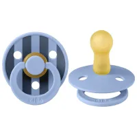 Соска круглая Bibs Studio Colour 10016230C Для мальчиков/ 0 месяцев - 6 месяцев/ Латекс/ Синий