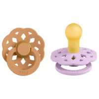 Suzetă cu tetina rotundă Bibs Boheme 230137 Pentru fetițe/ 0 luni - 6 luni/ Latex/ Violet