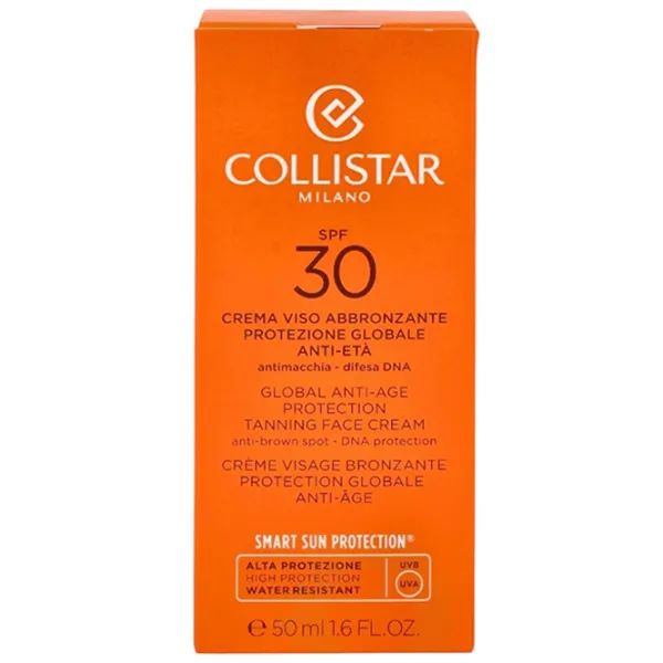 Крем для лица Collistar Global Anti-Age Tanning Face Cream Все типы/ 50 мл photo 2 Крем для лица Collistar Global Anti-Age Tanning Face Cream Все типы/ 50 мл photo 2
