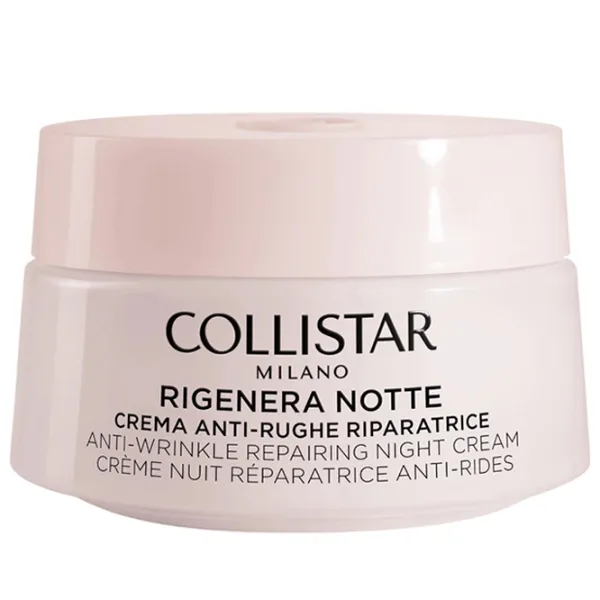 Cremă pentru față Collistar Anti wribkle repairing night cream Toate tipurile/ 50 ml photo 1 Cremă pentru față Collistar Anti wribkle repairing night cream Toate tipurile/ 50 ml photo 1