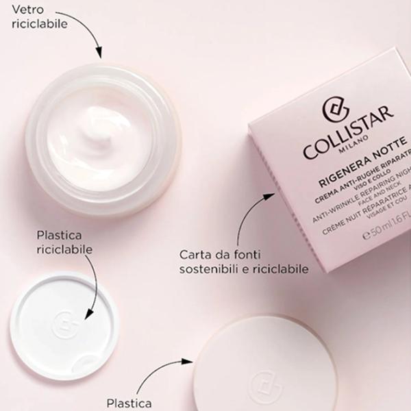 Cremă pentru față Collistar Anti wribkle repairing night cream Toate tipurile/ 50 ml photo 3 Cremă pentru față Collistar Anti wribkle repairing night cream Toate tipurile/ 50 ml photo 3