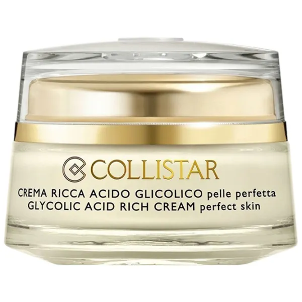 Cremă pentru față Collistar Glycolic Acid Rich Cream Toate tipurile/ 50 ml photo 1 Cremă pentru față Collistar Glycolic Acid Rich Cream Toate tipurile/ 50 ml photo 1
