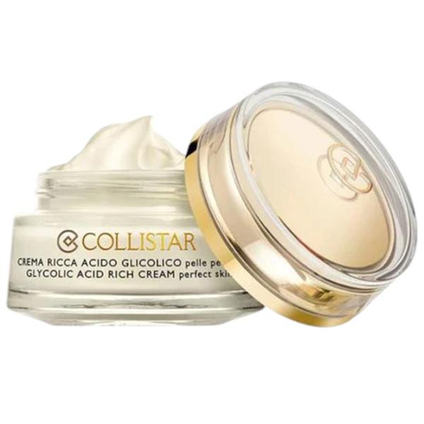 Cremă pentru față Collistar Glycolic Acid Rich Cream Toate tipurile/ 50 ml photo 2 Cremă pentru față Collistar Glycolic Acid Rich Cream Toate tipurile/ 50 ml photo 2