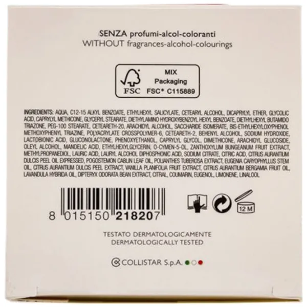 Cremă pentru față Collistar Glycolic Acid Rich Cream Toate tipurile/ 50 ml photo 3 Cremă pentru față Collistar Glycolic Acid Rich Cream Toate tipurile/ 50 ml photo 3