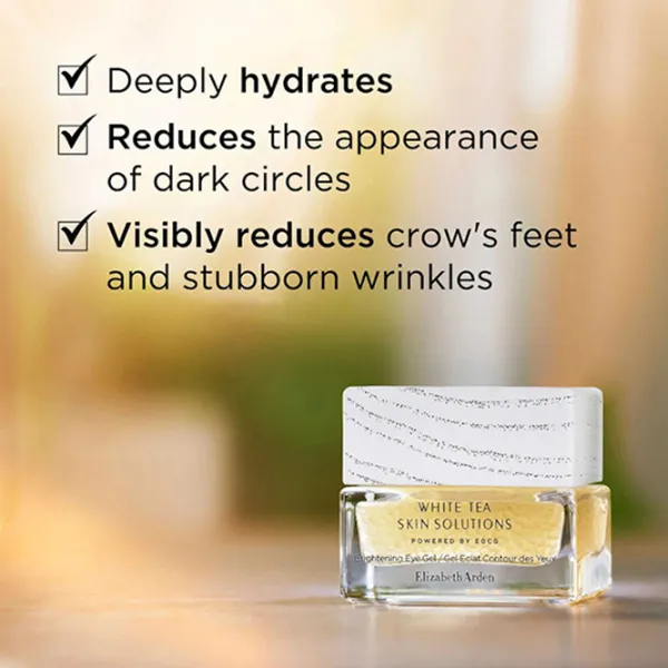 Cremă pentru față Elizabeth Arden Solutions Brightening Eye Gel Toate tipurile/ 15 ml photo 3