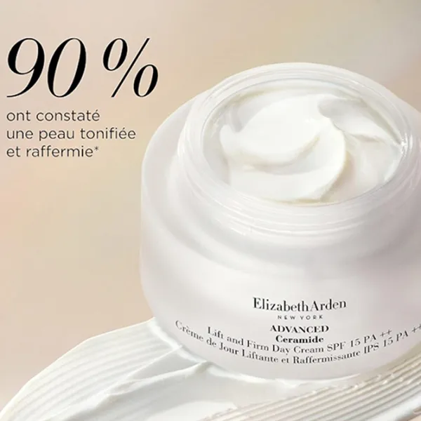 Cremă pentru față Elizabeth Arden Ceramide lift and firm day cream spf 15 pa++ Toate tipurile/ 50 ml photo 3