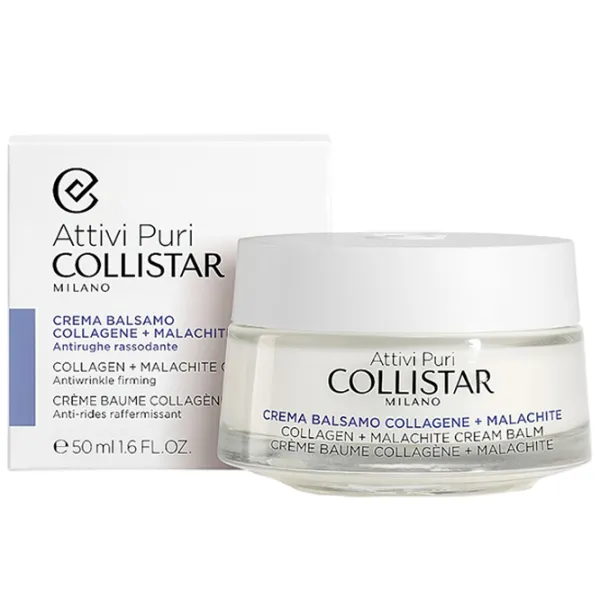 Крем для лица Collistar Pure Actives Collagen + Malachite Cream Balm Все типы/ 50 мл photo 3 Крем для лица Collistar Pure Actives Collagen + Malachite Cream Balm Все типы/ 50 мл photo 3