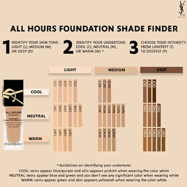 Fond de ten YSL All hours 25 ml/ Light Neutral 8 photo 2 Fond de ten YSL All hours 25 ml/ Light Neutral 8 photo 2