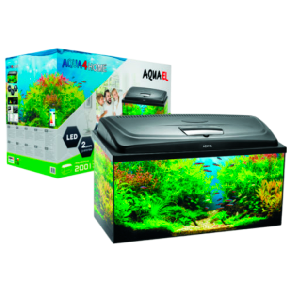 Аквариум Aquael AQUA4HOME 100/ P D&N 200 л/ Черный photo 1
