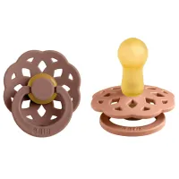 Соска круглая Bibs Boheme 240108 Унисекс/ 6 месяцев - 18 месяцев/ Латекс/ Персиковый