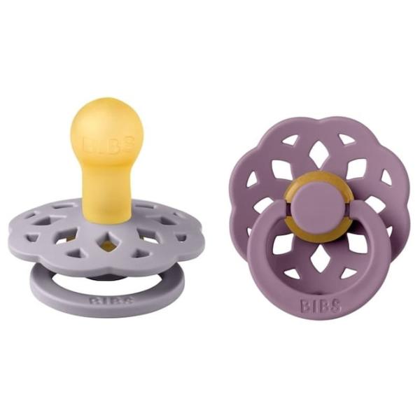 Соска круглая Bibs Boheme 230131 Унисекс/ 0 месяцев - 6 месяцев/ Латекс/ Mauve photo 1