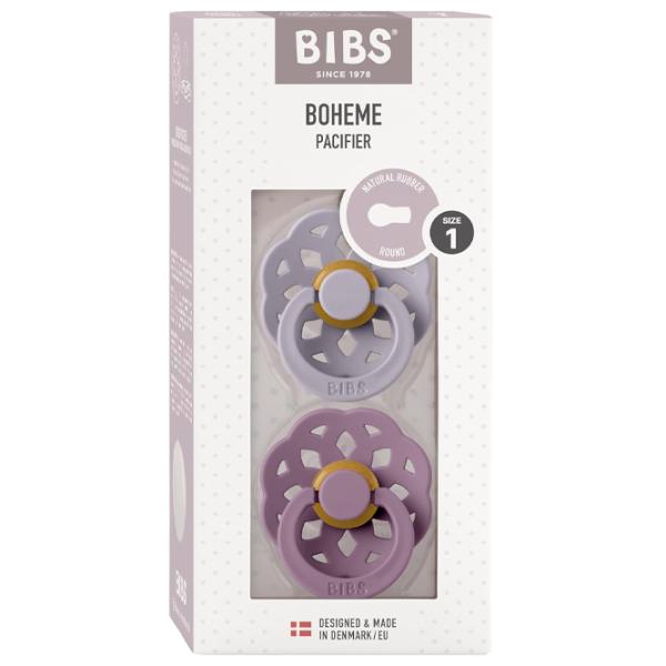 Соска круглая Bibs Boheme 230131 Унисекс/ 0 месяцев - 6 месяцев/ Латекс/ Mauve photo 4