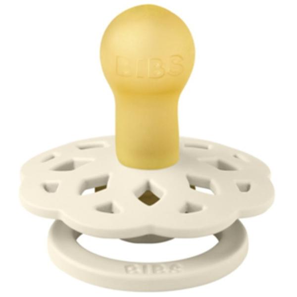 Suzetă cu tetina rotundă Bibs Boheme 230107 Pentru fetițe/ 0 luni - 6 luni/ Latex/ Ivory photo 5