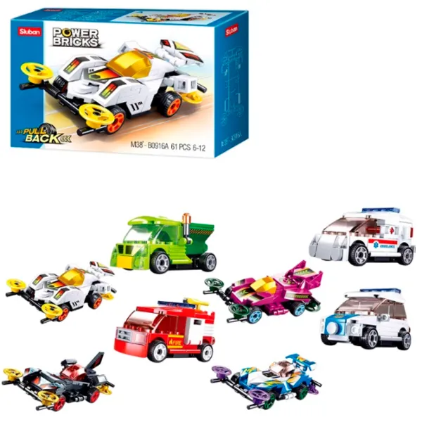 Constructor Sluban Mașină sport Clasic/ Multicolor photo 2