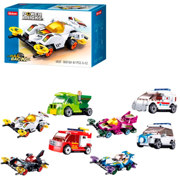 Constructor Sluban Mașină sport Clasic/ Multicolor photo 2