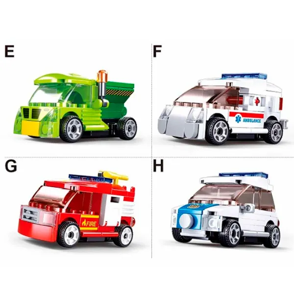 Constructor Sluban Mașină sport Clasic/ Multicolor photo 4