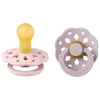 Соска круглая Bibs Boheme 240104 Для девочек/ 6 месяцев - 18 месяцев/ Латекс/ Цветник