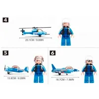 Constructor Sluban Avion de luptă Clasic/ Multicolor photo 3