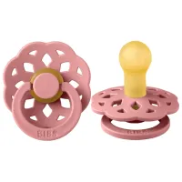 Suzetă cu tetina rotundă Bibs Boheme 210311C Pentru fetițe/ 0 luni - 6 luni/ Latex/ Dusty Pink