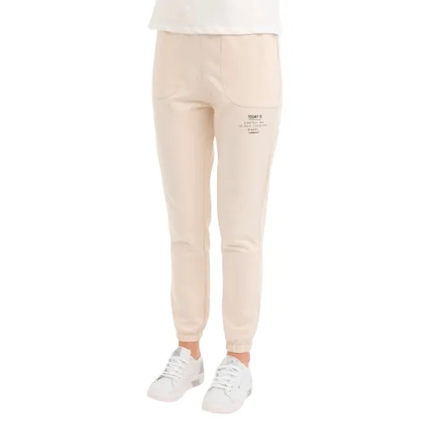 Pantaloni sportivi pentru femei Lumberjack WB ANNA 22CT1170 4FX XS/ Beige photo 1