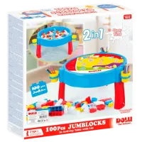 Столик с конструктором Dolu Study Time 2In1 Классический/ Разноцветный