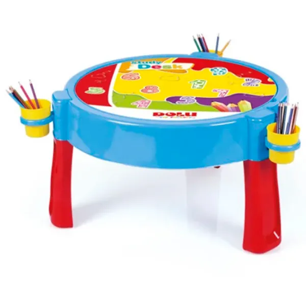 Măsuță cu constructor Dolu Study Time 2In1 Clasic/ Multicolor photo 3