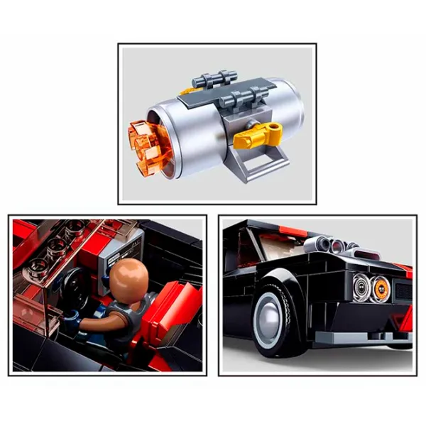 Конструктор Sluban Street Racer Автомобиль/ Черный photo 4