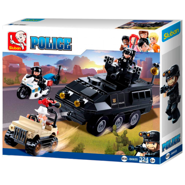 Constructor Sluban Armored Vehicle Transport/ Multicolor photo 1