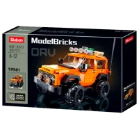 Конструктор Sluban American Jeep Bronx Автомобиль/ Оранжевый