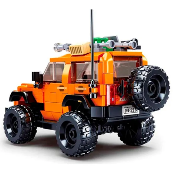 Конструктор Sluban American Jeep Bronx Автомобиль/ Оранжевый photo 3