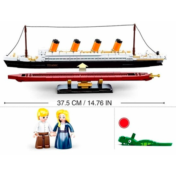 Конструктор Sluban Titanic Классический/ Разноцветный photo 3