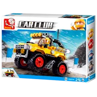 Конструктор Sluban Внедорожник Автомобиль/ Желтый