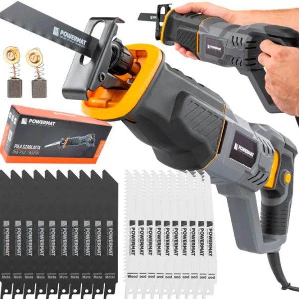 Fierăstrău sabie Powermat PM-PSZ-1800TN 1800 W/ Gray photo 2