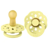 Suzetă cu tetina rotundă Bibs Boheme 210264C Unisex/ 0 luni - 6 luni/ Latex/ Sunshine
