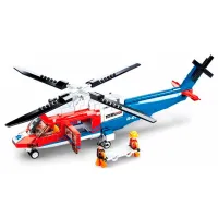 Конструктор Sluban Rescue Helicopter Вертолет/ Разноцветный photo 3