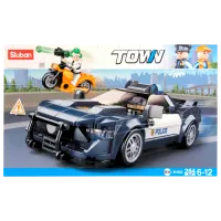 Конструктор Sluban Police Car Классический/ Разноцветный