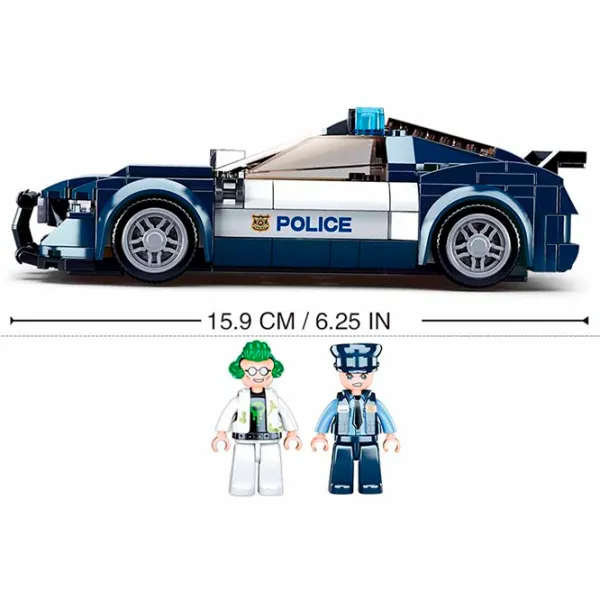Конструктор Sluban Police Car Классический/ Разноцветный photo 5