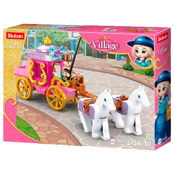 Конструктор Sluban Carriage Классический/ Разноцветный photo 1