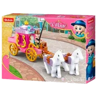 Конструктор Sluban Carriage Классический/ Разноцветный