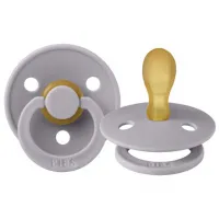 Suzetă cu tetina simetrică Bibs Colour 221303C Unisex/ 6 luni - 18 luni/ Latex/ Gray