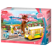 Constructor Sluban Tram in the city center Clasic/ Pink