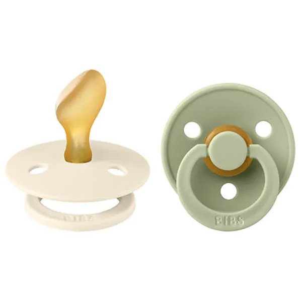 Соска ортодонтическая Bibs Colour 2211416 Унисекс/ 6 месяцев - 18 месяцев/ Слоновая кость photo 1
