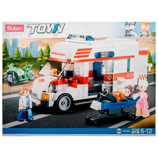 Конструктор Sluban Ambulance Классический/ Разноцветный photo 1