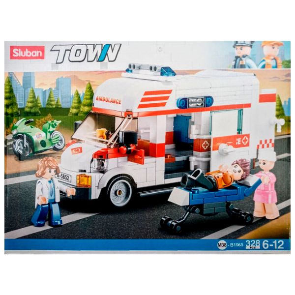 Конструктор Sluban Ambulance Классический/ Разноцветный photo 1