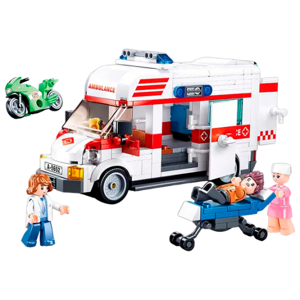 Конструктор Sluban Ambulance Классический/ Разноцветный photo 3