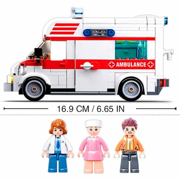 Конструктор Sluban Ambulance Классический/ Разноцветный photo 5