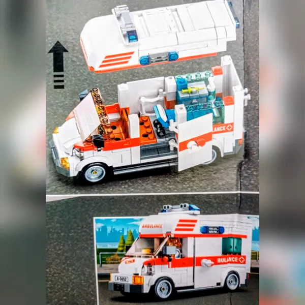 Конструктор Sluban Ambulance Классический/ Разноцветный photo 6